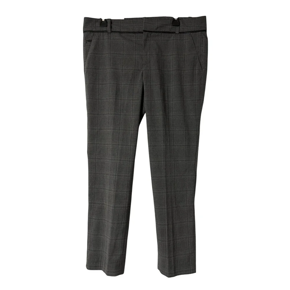NWT‎ Calvin Klein Womens Gray Modern Ankle Dress Pants Slacks Trousers Size 12
